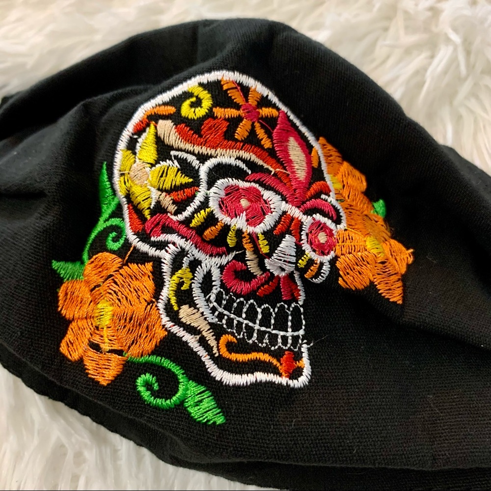 Sugar Skull Face Mask NWOT
